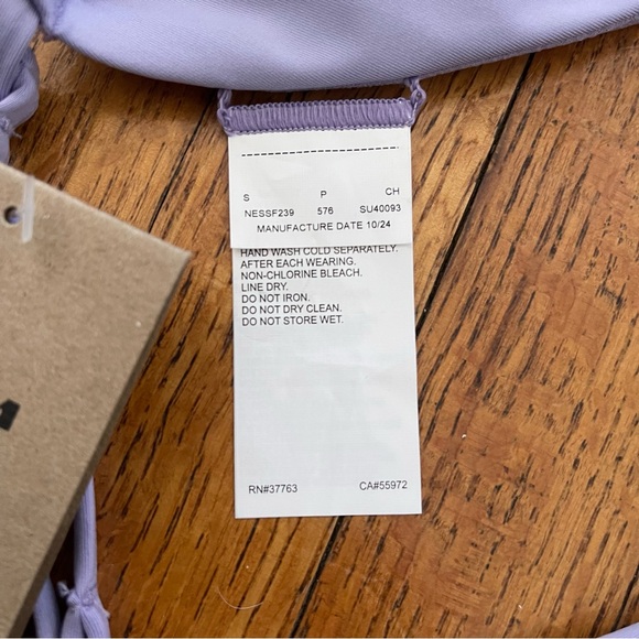 NWT Nike string bikini top lilac size S - Picture 7 of 7